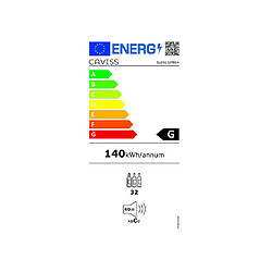 Cave à vin encastrable 32 bouteilles noir - SLEN132TBE4 - CAVISS