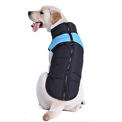 Wewoo Vêtements bleu pour chien, Taille: 4XL, Poitrine: 63cm, Longueur du dos: 55cm Combinaison de ski gilet en coton