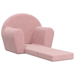 Acheter Maison Chic Canapé-lit convertible, Clic-Clac pour enfants rose peluche douce -GKD44922