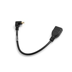 System-S Angle Micro HDMI (mâle) vers Le Bas Fiche coudée 90 ° DD vers HDMI (Femelle) Câble Prise d'entrée 22 cm