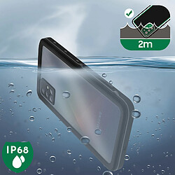 Avis Coque Samsung Galaxy A51 Bi-matière Waterproof 2m Film Écran Redpepper Noir