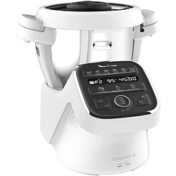 Robot cuiseur multifonctions 3l 1550w blanc/gris - hf80cb10 - MOULINEX