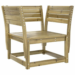 Avis Maison Chic Salon de jardin 5 pcs | Ensemble de Table et chaises | Mobilier d'Extérieur bois de pin imprégné -GKD42146