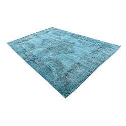 Vidal Tapis de laine 284x196 Bleu Ultra Vintage