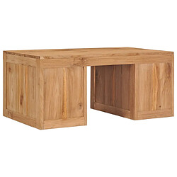 ComfortXL Table Basse 90x50x40 Cm Bois De Teck Massif pas cher