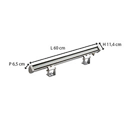 Projecteur lechemur IP65 (1800LM 3000K) Aluminium - Voltman