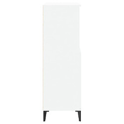 Acheter vidaXL Buffet haut Blanc 60x36x110 cm Bois d'ingénierie