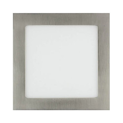 Ledkia Dalle LED 15W Carrée Extra-Plate Coupe 180x180mm Argentée Blanc chaud 3000K