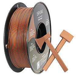 None ERYONE Filament PLA métallique pour imprimante 3D 1 kg (2,2 lbs) / Bobine - Cuivre