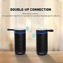 Universal Haut-parleur Bluetooth YH-Waterproof, 12W en haut-parleur portable sans fil avec 37 heures de jeu et haut-parleur sans fil à double pilote avec microphone et BA pur pas cher