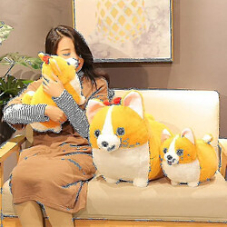 Acheter Universal Peluche mignonne pour chien Corgi remplie d'oreiller de dessin animé d'animaux souples 45 * 35 cm