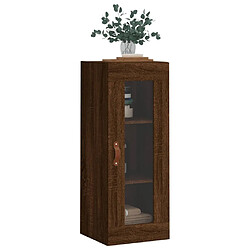 Acheter Maison Chic Armoire murale,Meuble de Rangement,Armoire Suspendue chêne marron 34,5x34x90 cm -MN49770