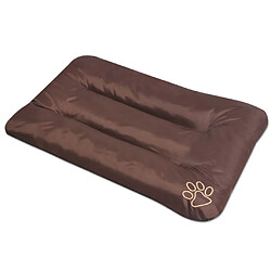 vidaXL Matelas pour chiens Taille L Marron