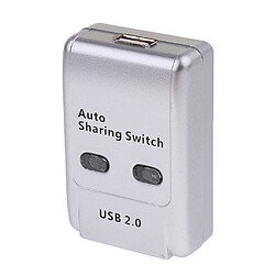 Commutateur De Sélecteur De Hub De Commutateur De Partage Automatique De 2ports Usb 2.0 Pour Imprimante pas cher