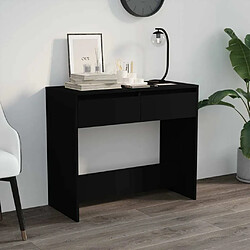 Maison Chic Table console | Meuble d'entrée | Table d'appoint Noir 89x41x76,5 cm Acier -GKD51271