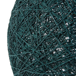 Avis Home Deco Light Suspension boule colorée 30 cm bleu.