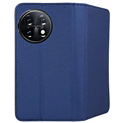 Avis Htdmobiles Housse pour OnePlus 11 5G - etui coque pochette portefeuille + film ecran - BLEU MAGNET