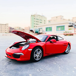 Universal 1: 24 Porsche 911 statique moulée sous pression modèle d'alliage de voiture collection de jouets cadeaux de Noël modèle de voiture |(Rouge)