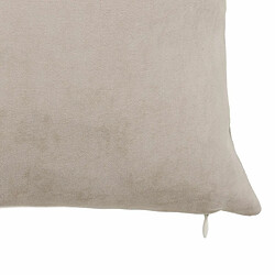 BigBuy Home Coussin Polyester Beige 45 x 30 cm