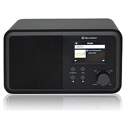 Radio Internet Wi-Fi et Numérique DAB/ DAB+/ FM, Bluetooth, USB, Télécommande, , Noir, Roadstar, IR-390D+BT/BK