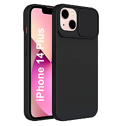 Coque Cam Slide couleur Noir Pour iPhone 14 Plus Little Boutik©