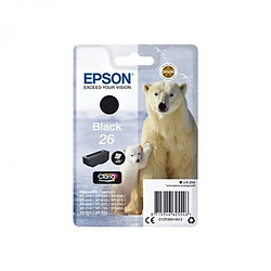 Cartouche d'Encre - Imprimante EPSON T2601 Noir - Ours polaire (C13T26014012)