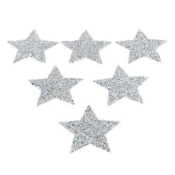 6Pcs Star Design Iron Sur Patch Pour Vêtements T-Shirt DIY Applique AB Coloré pas cher