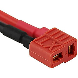 Avis Adaptateur Banane Mâle EC2 1 pièce pour batterie Lipo RC 10 cm 16AWG, couleur Rouge Noir Bleu