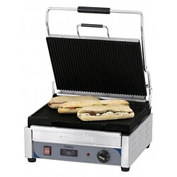 Grill Panini Professionnel Rainuré - 375 x 273 mm - Casselin