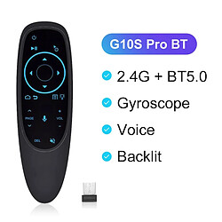 Avis Riffi CP G10SPROBTS Souris Universelle Smart TV / PC Air - Bluetooth / Sans Fil / Télécommande IR & Gyroscope / LED Noir