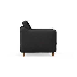 Avis ICONIK INTERIOR Fauteuil avec Accoudoirs - Revêtu de Cuir - Mattathais Noir