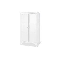 Pinolino Armoire Chalet avec 2 portes blanche