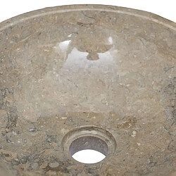 Acheter vidaXL Lavabo Gris Ø40x12 cm Marbre