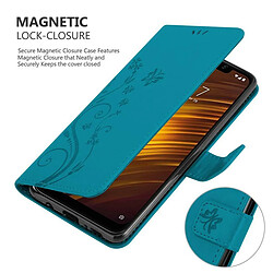 Acheter Cadorabo Coque Xiaomi Pocophone F1 Etui en Bleu