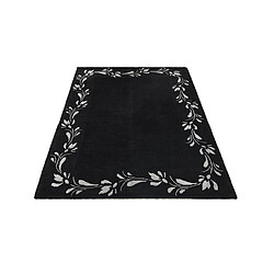 Avis Vidal Tapis de laine 183x122 noir Darya