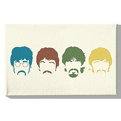 EPIKASA Impression sur Toile The Beatles, Multicouleur, Polyester, 70x3x45 cm