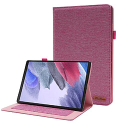 Etui en PU avec support et porte-carte rose pour votre Samsung Galaxy Tab A8 10.5 (2021)