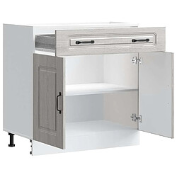 Acheter vidaXL Armoire de cuisine Kalmar sonoma gris bois d'ingénierie