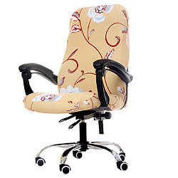 Avis Housses de chaise d'ordinateur de bureau extensibles à motif floral, housse 3