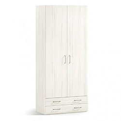 Inside 75 Armoire 2 portes 2 tiroirs 104,1 x 57,5 x 240 cm 