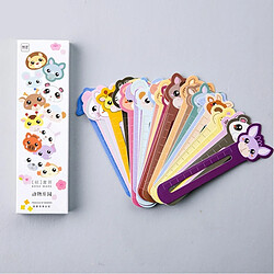 Wewoo Marque page 30 PCS / Set Mignon Animal Farm Paper Bookmark Titulaire du livre Multifonction Kawaii Papeterie pour enfants Fournitures Scolaires Cadeaux