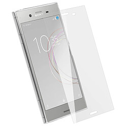 Avizar Pack Protection Xperia XZ1 Coque silicone transparente + film verre trempé écran