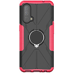 Coque en TPU 2-en-1, anti-chutte avec béquille pour votre OnePlus Nord CE 5G - rose