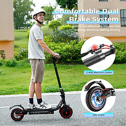 Acheter Trottinette électrique adulte iScooter W7, 350 W, 42 V 7,8 Ah, pneu gonflable 8,5 pouces, 35 km/h, autonomie 30 km,app