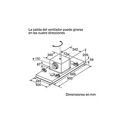 Avis Hotte de cuisine Balay 3BE297RW 90 cm 798 m³/h 174W A Blanc