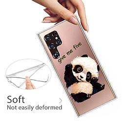 Coque en TPU anti-rayures Panda pour votre Samsung Galaxy S22 Ultra