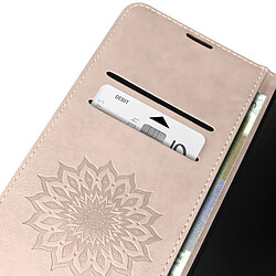 Acheter Avizar Étui Mandala Fleur pour Samsung Galaxy A13 5G / A04s avec Portefeuille Rose Gold