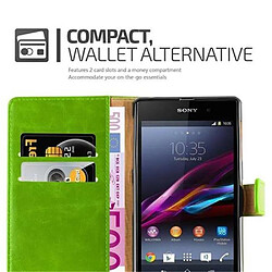 Acheter Cadorabo Coque Sony Xperia Z1 Etui en Vert