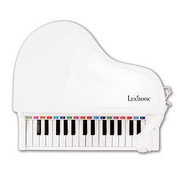 Lexibook Mini piano à queue électronique avec micro, 31 touches lumineuses et câble Aux-In