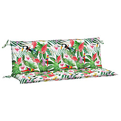 vidaXL Coussins de banc de jardin lot de 2 multicolore 150x50x7 cm